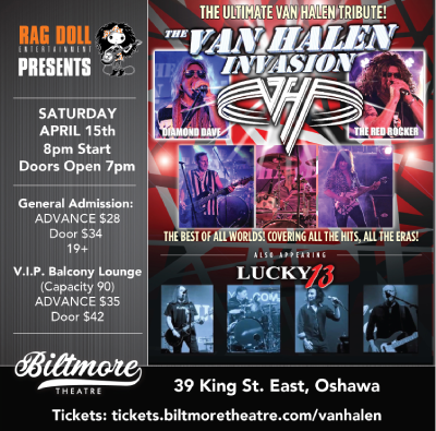 Van Halen Invasion and Lucky 13