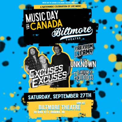 Music Day In Canada with Excuses Excuses