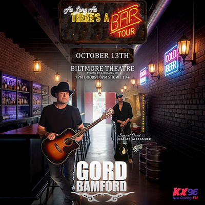 Gord Bamford - As Long As There's a Bar Tour