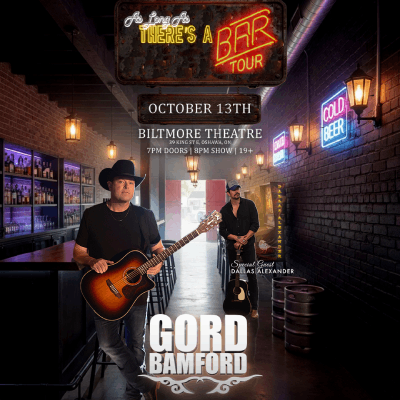 Gord Bamford - As Long As There's a Bar Tour