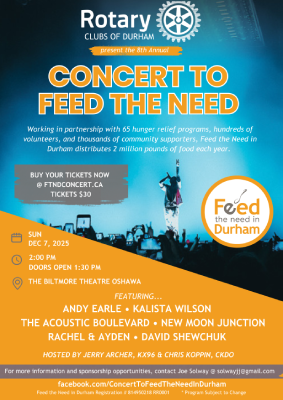 Concert to Feed the Need Durham